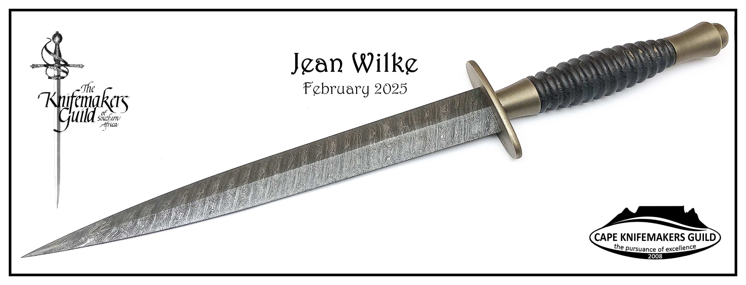 Jean Wilke Custom Damascus SAS Commando Dagger